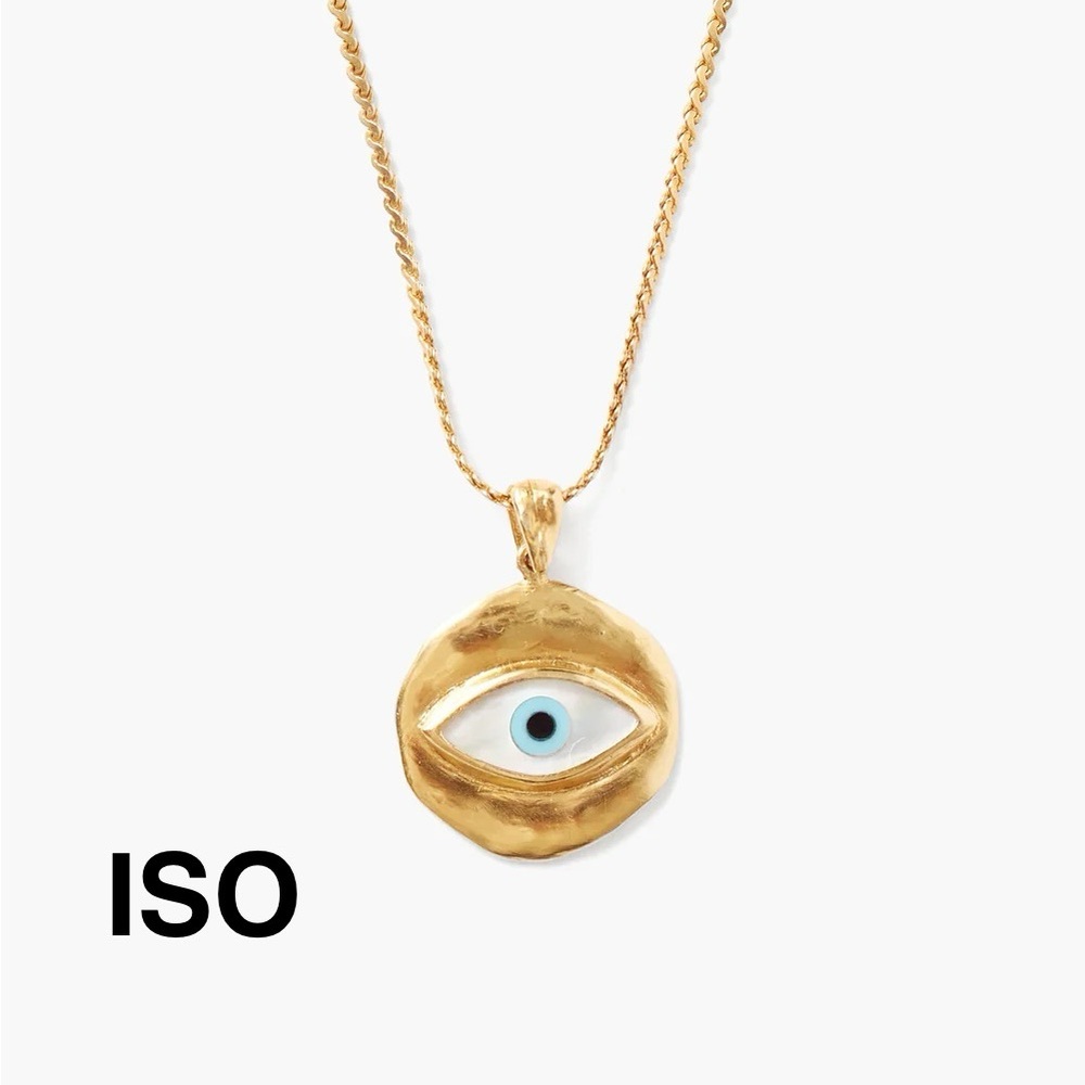 ISO Chan Luu Gold Evil Eye Necklace